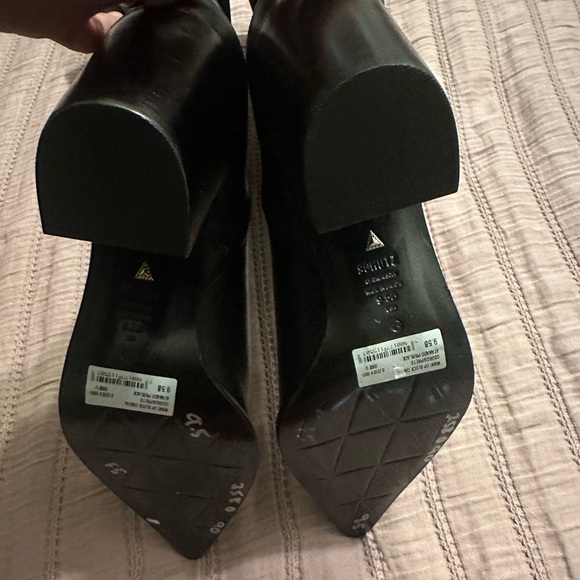 New SCHUTZ 
Mikki Up Block Pointed Toe Knee High Boot - Picture 10 of 16